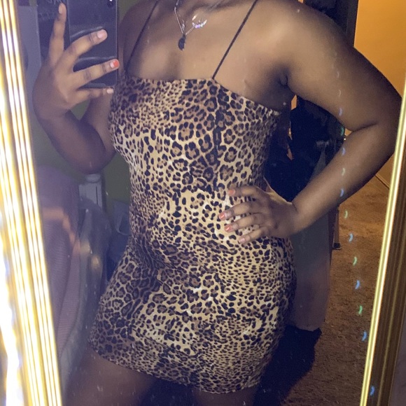 Cheetah Mini Dress - Picture 3 of 5